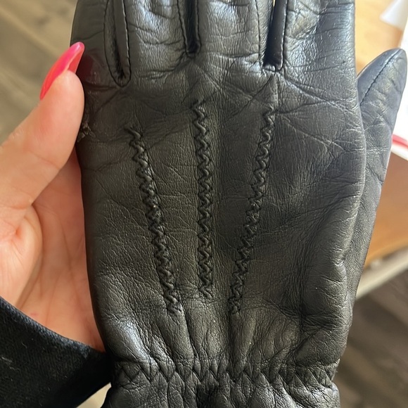 Attention Sears Thinsulate Leather Womens Gloves Medium‎ - Picture 4 of 7